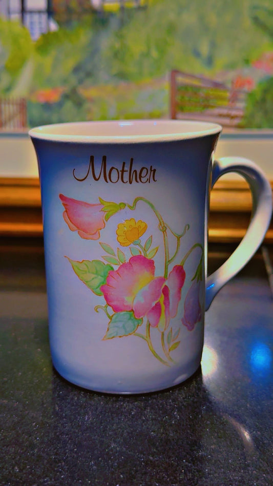 Mother Floral Ceramic Mug - Beautiful Gift for Mom