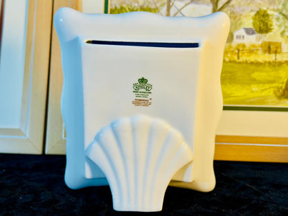 Aynsley England Fine Bone China Photo Frame - Pembroke Floral Pattern with Gold Trim